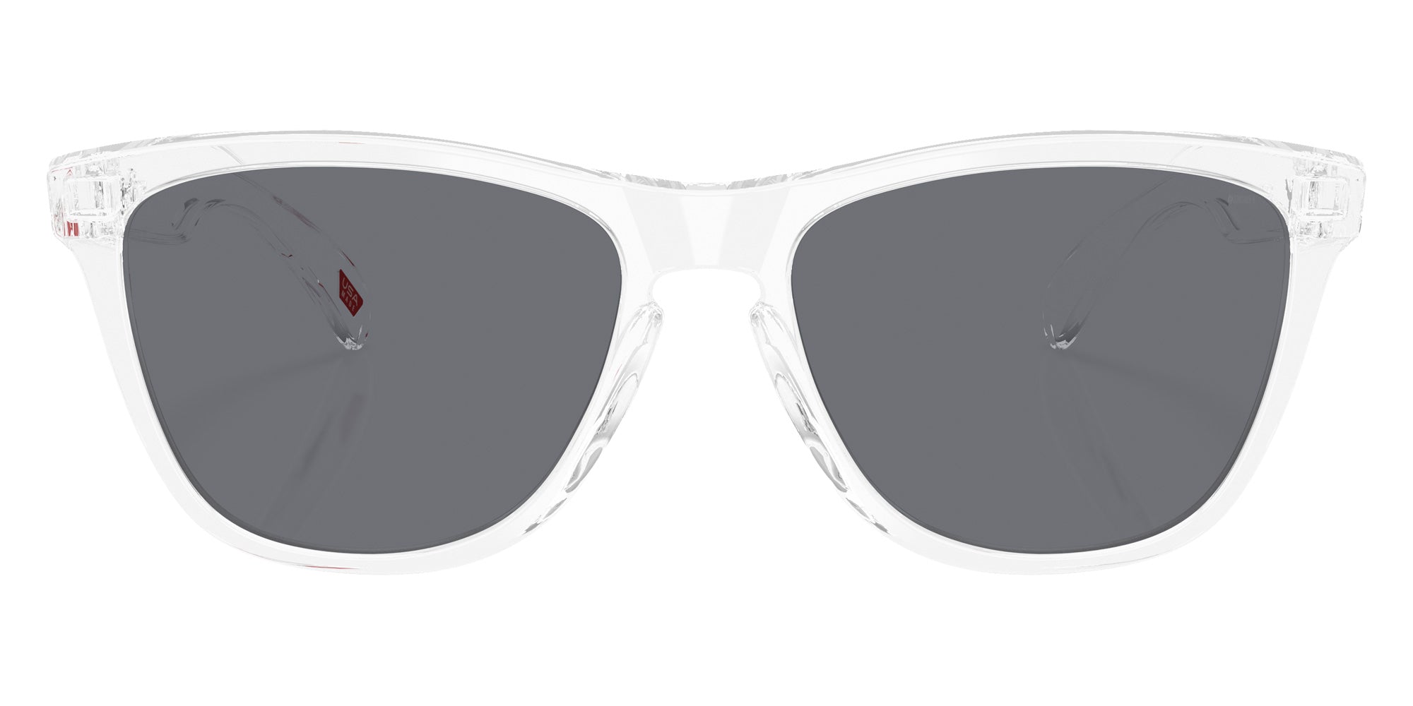 Oakley® OO9013 FROGSKINS OO9013 9013M6 55 Sunglasses - Clear / Gray