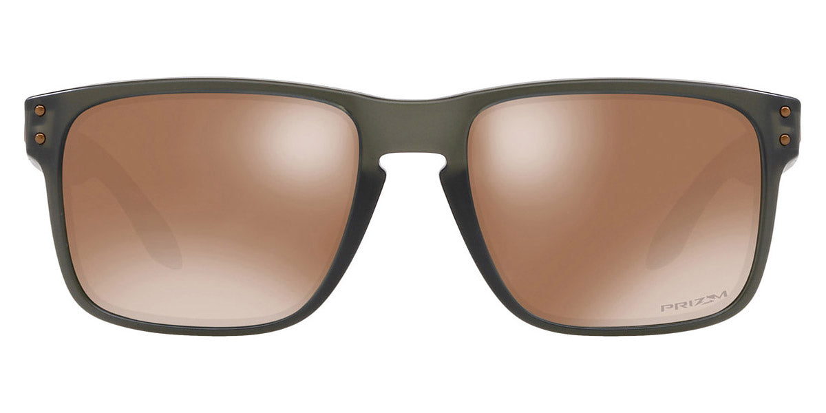 Oakley® OO9102 Holbrook OO9102 9102G6 55 - Matte olive ink/Prizm tungsten Sunglasses