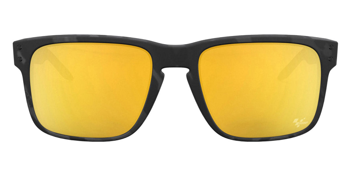 Oakley® OO9102 Holbrook OO9102 9102O3 55 - Matte Black Tortoise Sunglasses