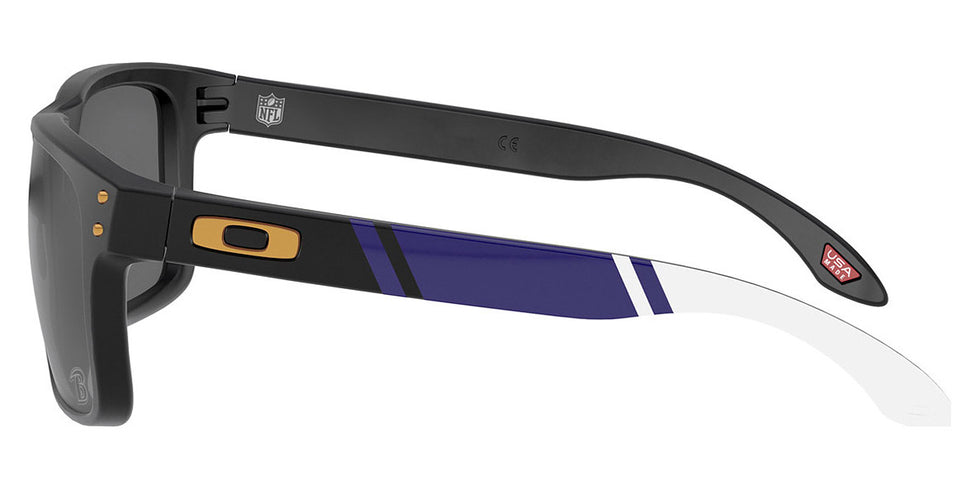 Oakley® OO9102 Holbrook OO9102 9102Q4 55 - Matte black/Prizm black Q4 Sunglasses