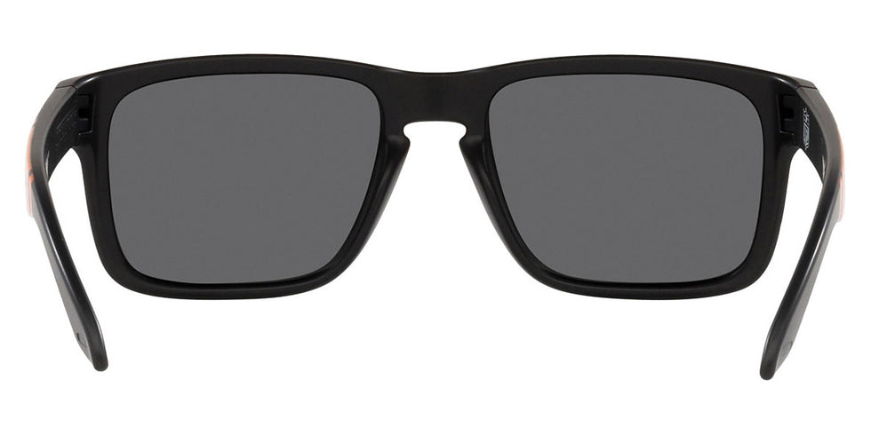 Oakley® OO9102 Holbrook OO9102 9102Q8 55 - Matte black/Prizm black (Orange) Sunglasses
