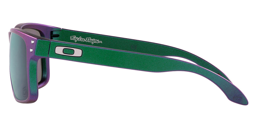 Oakley® OO9102 Holbrook OO9102 9102T4 55 - Troy Lee Designs Matte Purple Green Shift Sunglasses