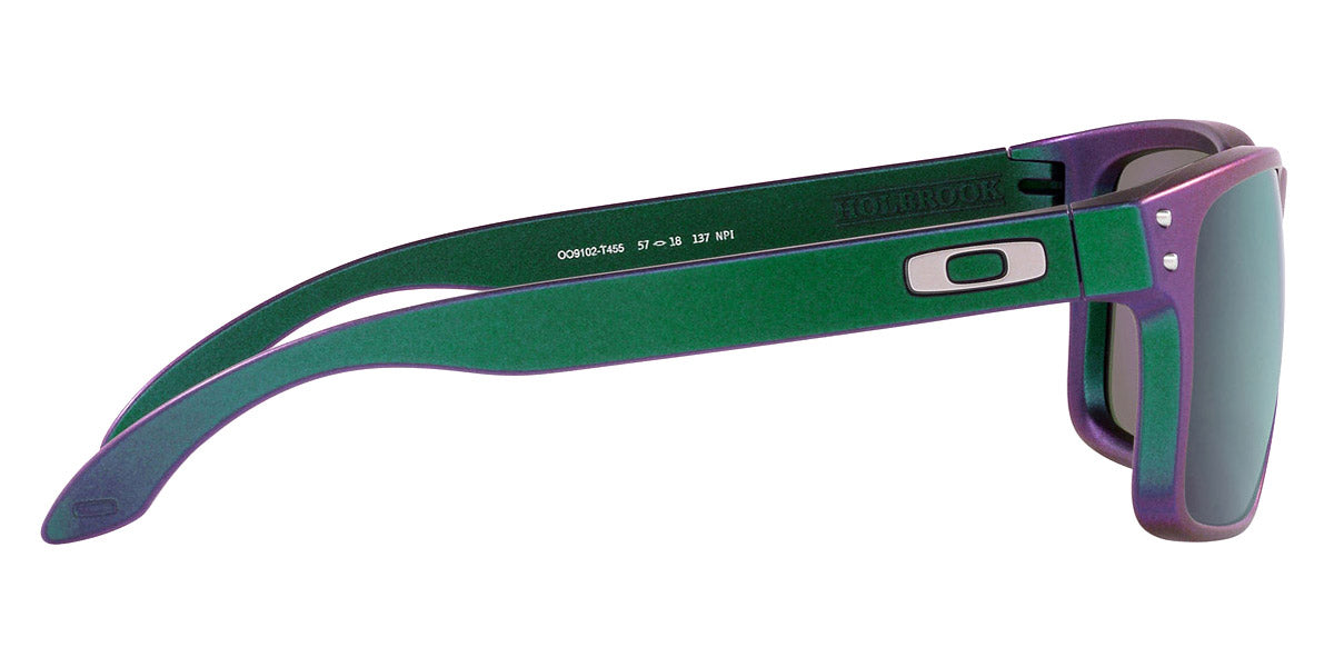 Oakley® OO9102 Holbrook OO9102 9102T4 55 - Troy Lee Designs Matte Purple Green Shift Sunglasses