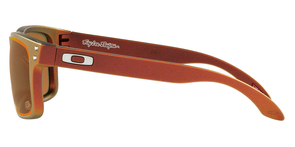 Oakley® OO9102 Holbrook OO9102 9102T5 55 - Troy Lee Designs Red Gold Shift Sunglasses