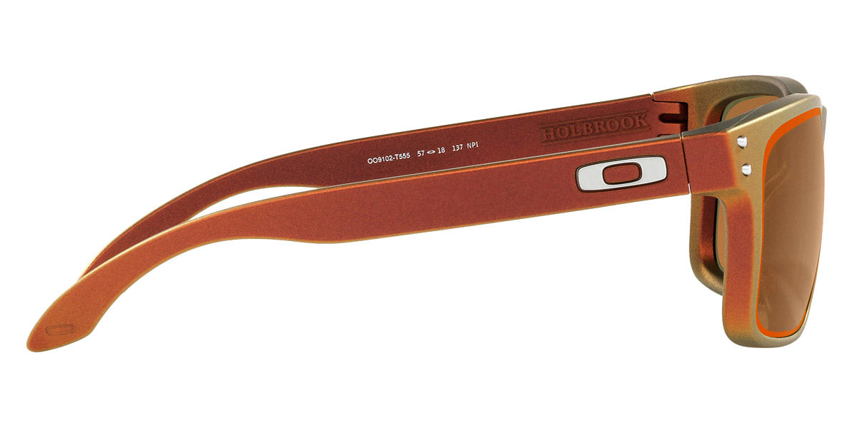 Oakley® OO9102 Holbrook OO9102 9102T5 55 - Troy Lee Designs Red Gold Shift Sunglasses
