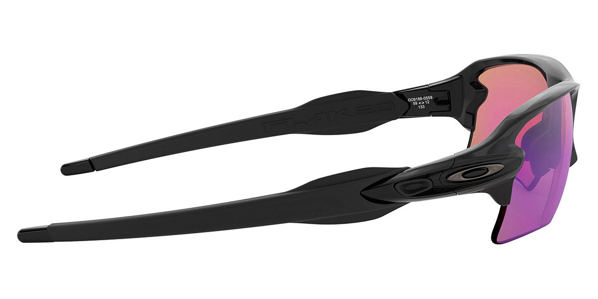 Oakley® OO9188 Flak 2.0 XL OO9188 918805 59 - Polished black/Prizm golf Sunglasses