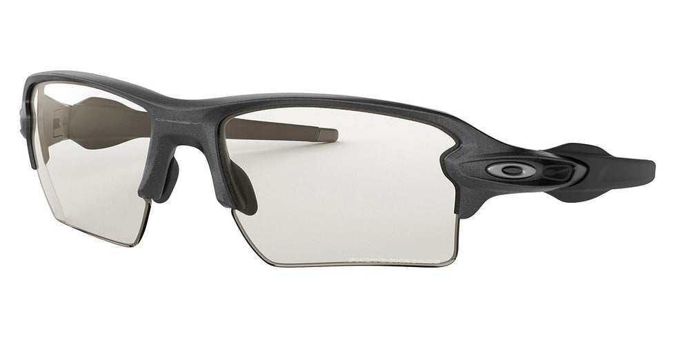 Oakley® OO9188 Flak 2.0 XL OO9188 918816 59 - Steel/Clear to black iridium photochromic Sunglasses