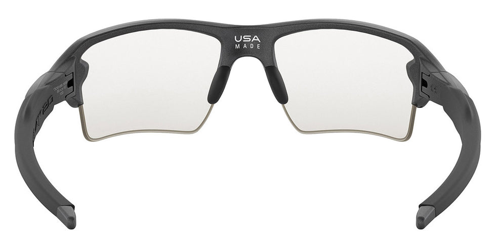 Oakley® OO9188 Flak 2.0 XL OO9188 918816 59 - Steel/Clear to black iridium photochromic Sunglasses