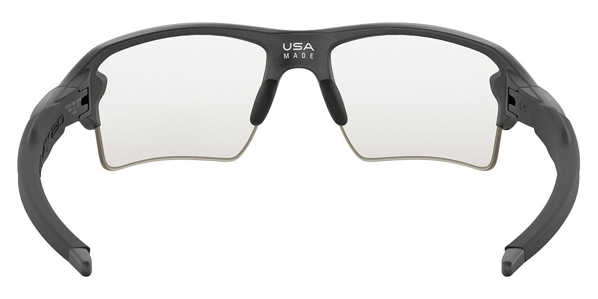 Oakley® OO9188 Flak 2.0 XL OO9188 918816 59 - Steel/Clear to black iridium photochromic Sunglasses