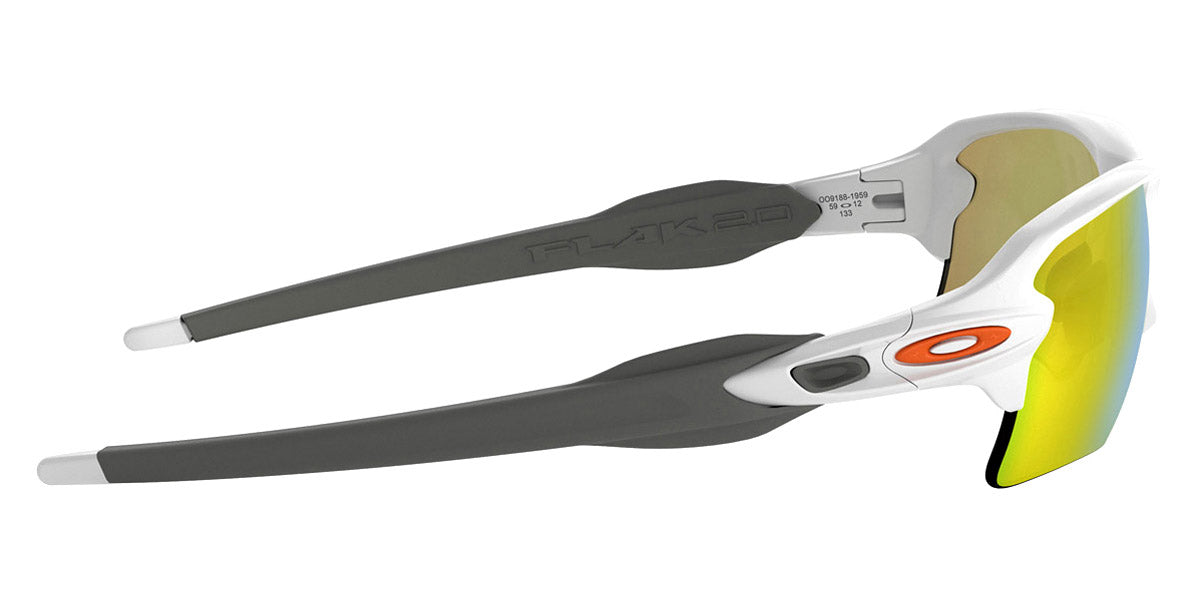 Oakley® OO9188 Flak 2.0 Xl OO9188 918819 59 - Polished White Sunglasses