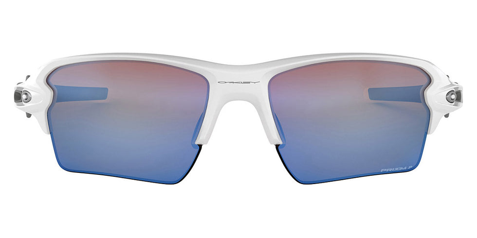 Oakley® OO9188 Flak 2.0 XL OO9188 918882 59 - Polished white/Prizm deep water polarized Sunglasses