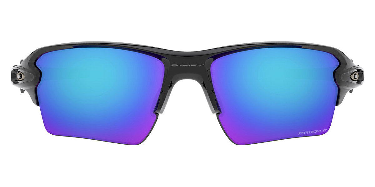 Oakley® OO9188 Flak 2.0 XL OO9188 9188F7 59 - Polished black/Prizm sapphire polarized Sunglasses