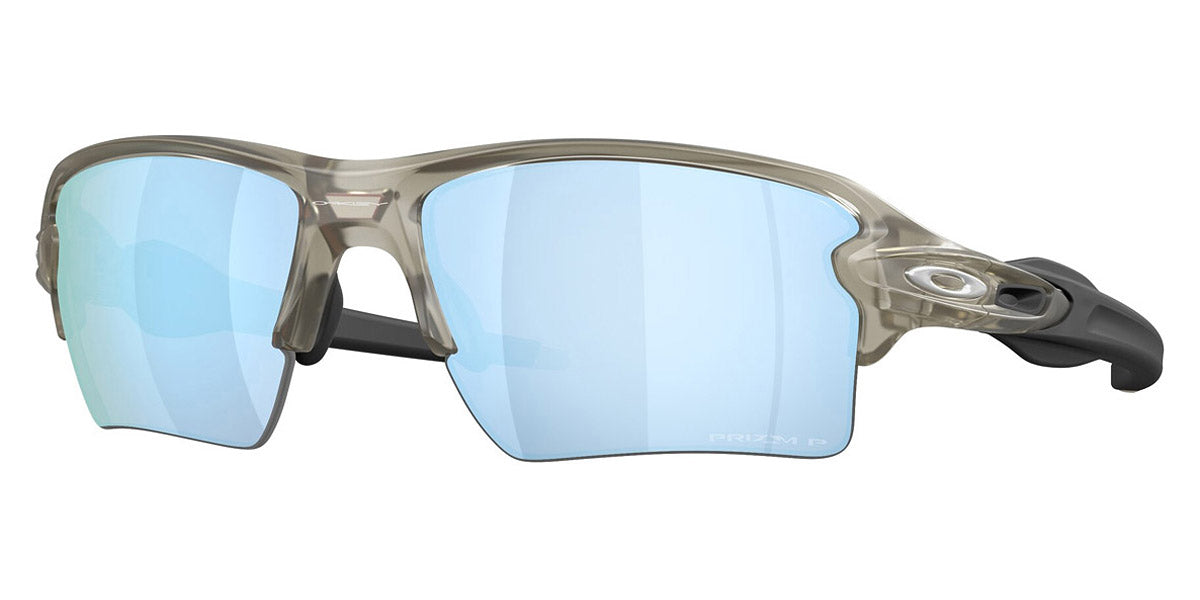 Oakley® OO9188 Flak 2.0 XL OO9188 9188J9 59 - Matte Gray Ink / Prizm Deep Water Polarized Sunglasses