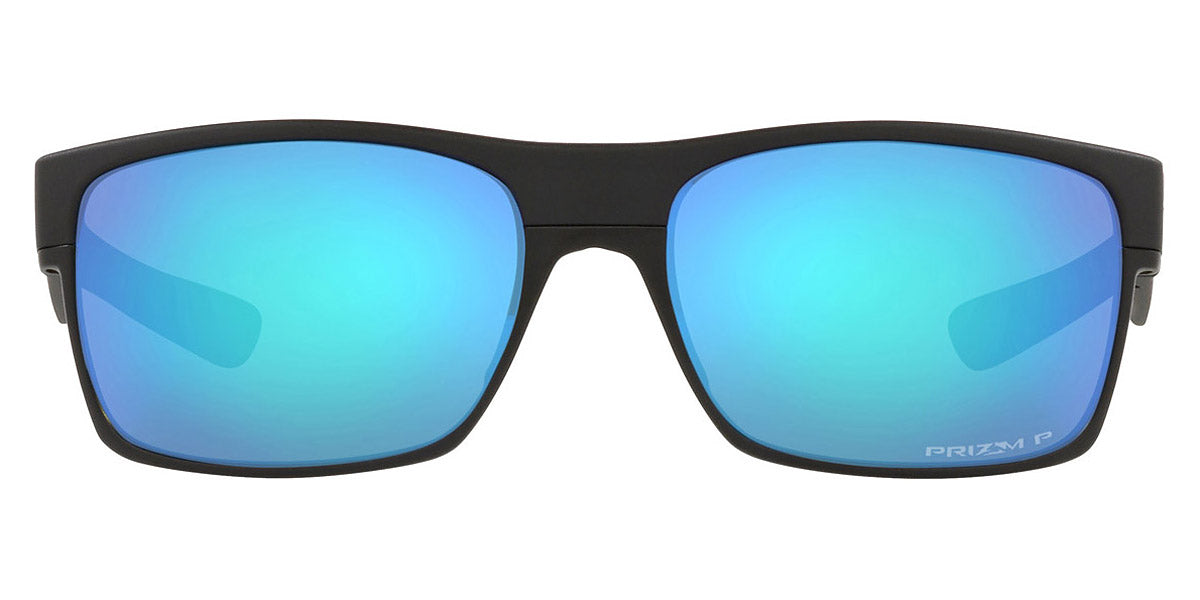 Oakley® OO9189 Twoface OO9189 918946 60 - Matte black/Prizm sapphire polarized Sunglasses