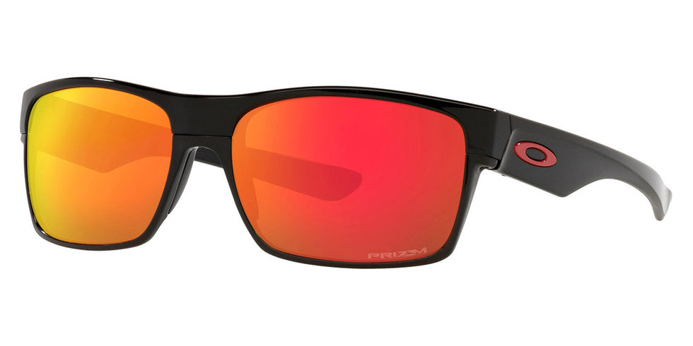 Oakley® OO9189 Twoface OO9189 918947 60 - Polished Black / Prizm Ruby Sunglasses