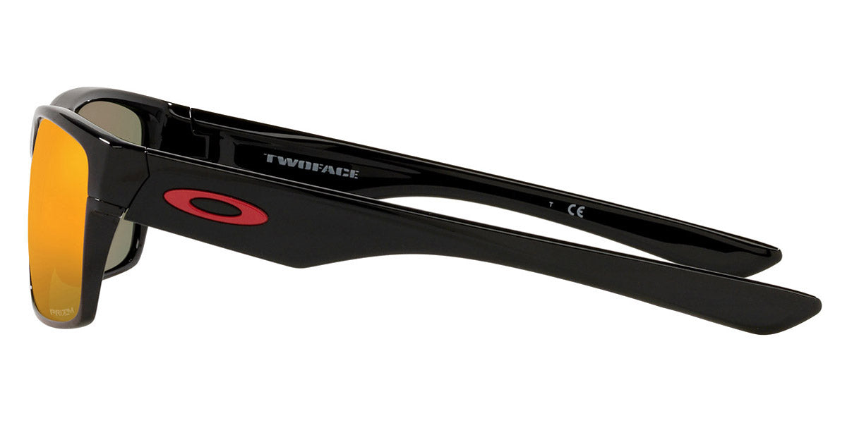 Oakley® OO9189 Twoface OO9189 918947 60 - Polished Black / Prizm Ruby Sunglasses