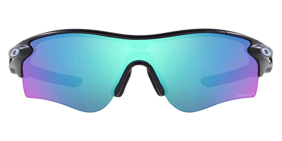 Oakley® OO9206 Radarlock Path (A) OO9206 920690 38 - Matte Black / Prizm Sapphire Mirrored Sunglasses