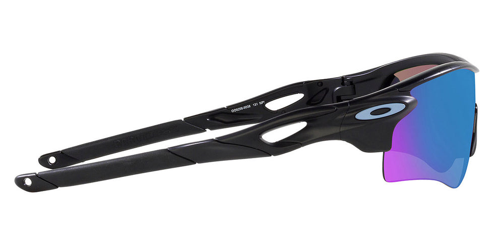 Oakley® OO9206 Radarlock Path (A) OO9206 920690 38 - Matte Black / Prizm Sapphire Mirrored Sunglasses
