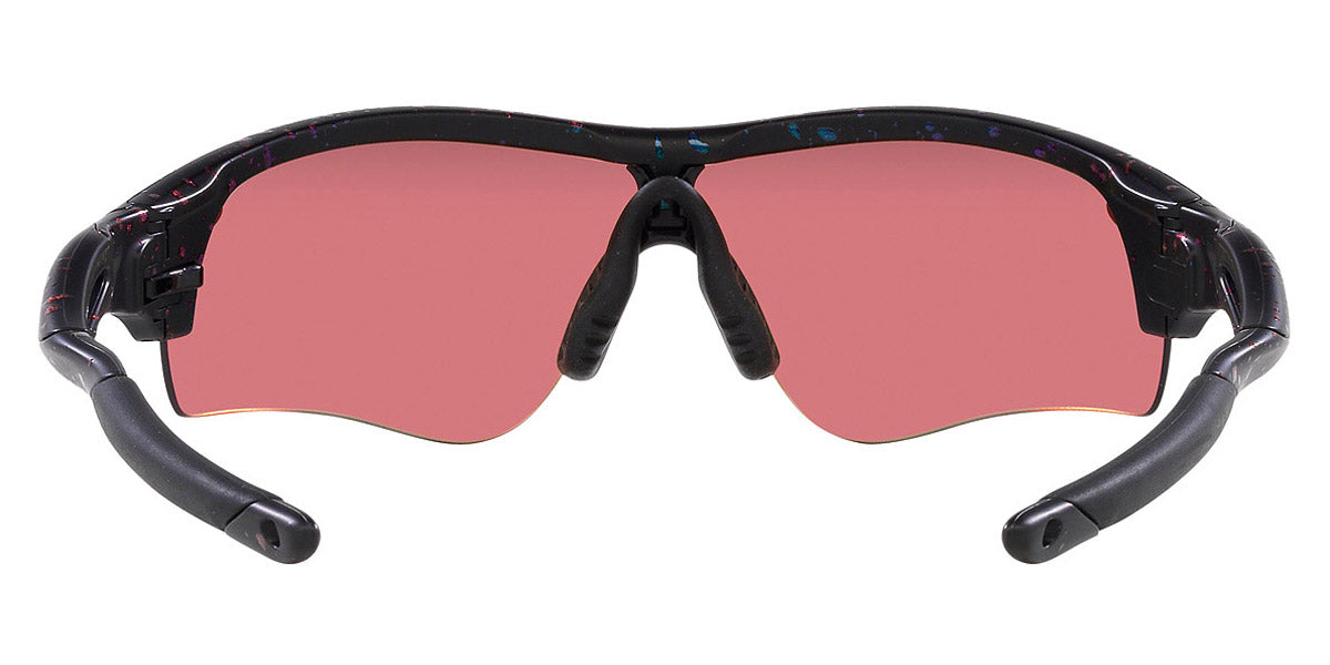 Oakley® OO9206 Radarlock Path (A) OO9206 920691 38 - Matte Green Purple Colorshift Splatter / Prizm Trail Torch Mirrored Sunglasses