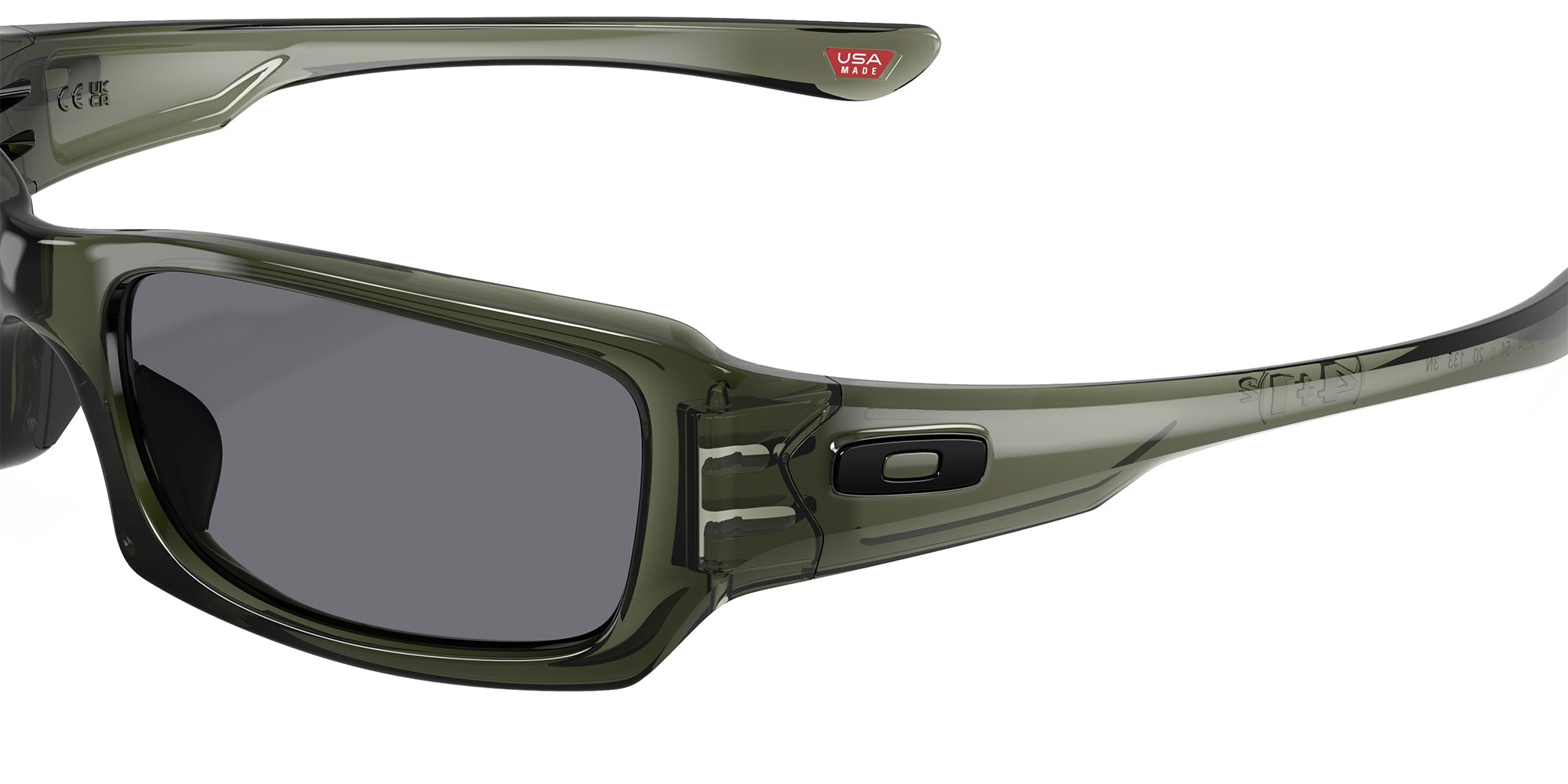 Oakley® OO9238 FIVES SQUARED OO9238 923839 54 Sunglasses - Olive Ink / Gray