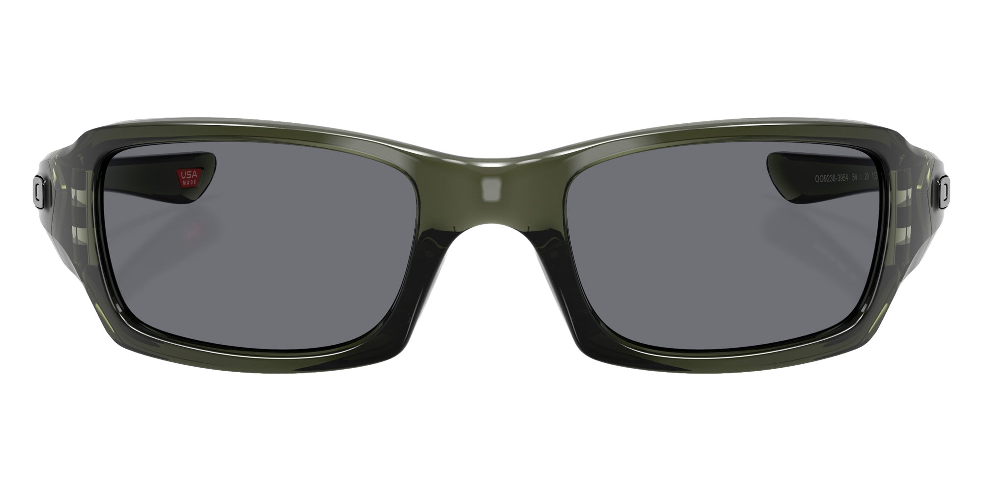 Oakley® OO9238 FIVES SQUARED OO9238 923839 54 Sunglasses - Olive Ink / Gray