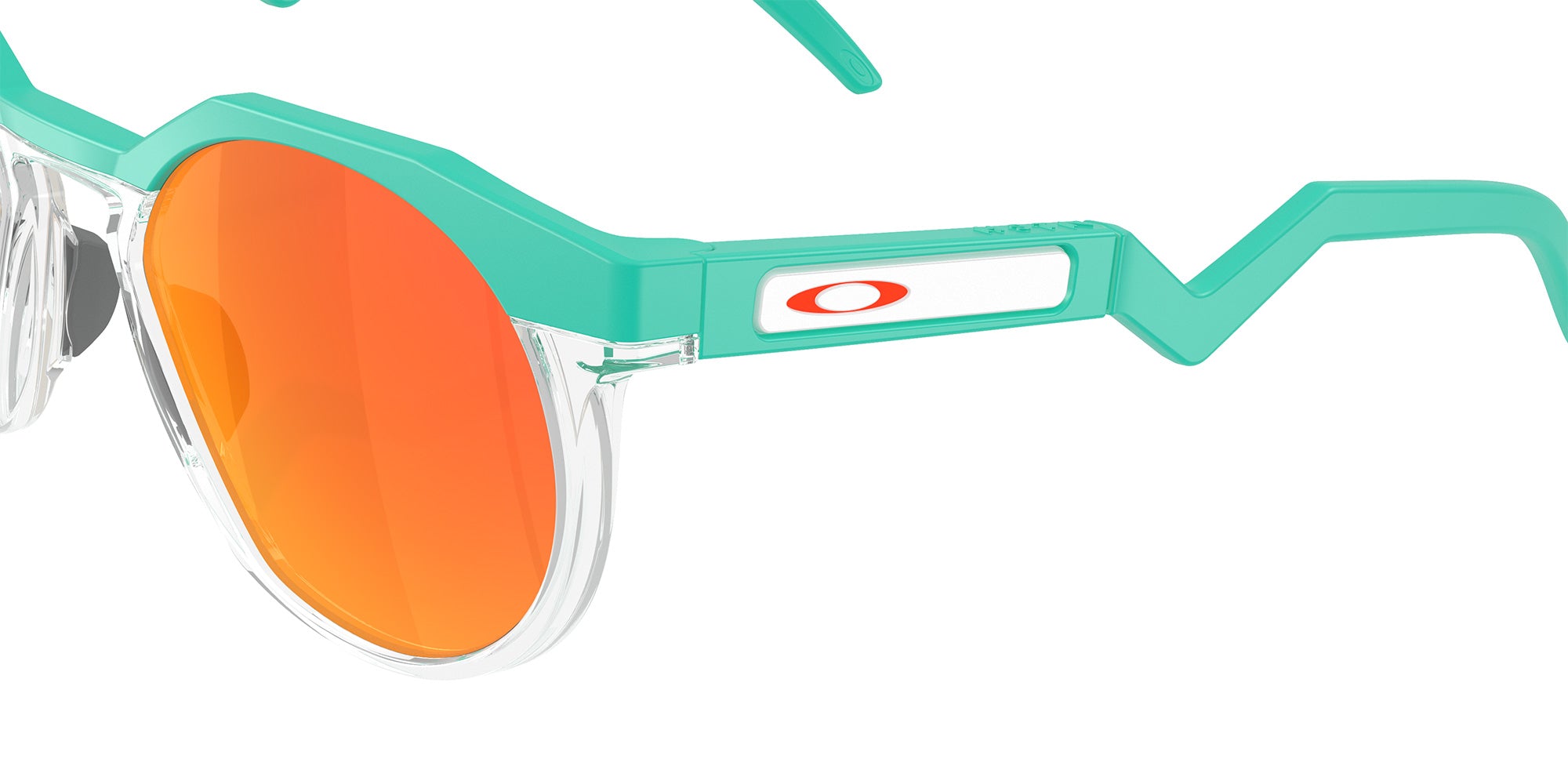 Oakley® OO9242A HSTN A OO9242A 924216 52 Sunglasses - Celeste / Prizm Ruby Polarized Mirrored 924216