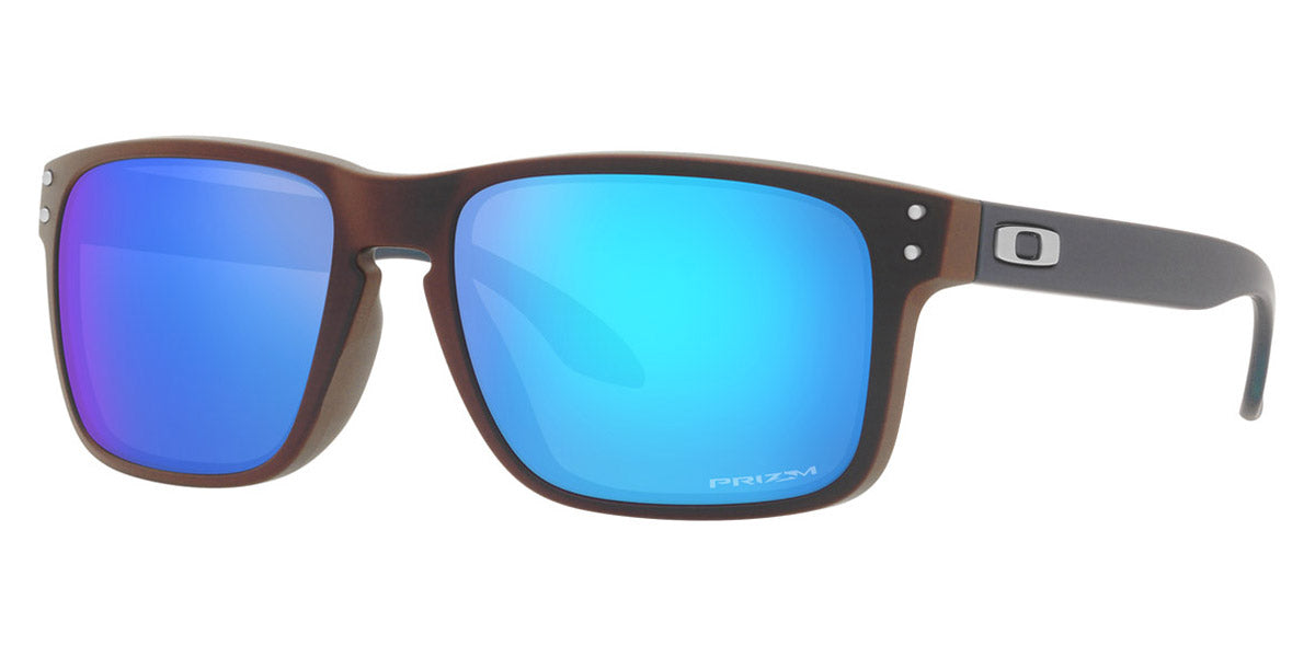 Oakley® OO9244 Holbrook (A) OO9244 924460 56 - Matte Black/Red Colorshift / Prizm Sapphire Sunglasses