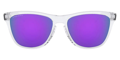 Oakley® OO9245 Frogskins (A) OO9245 924596 54 - Polished Clear/Prizm Violet Sunglasses