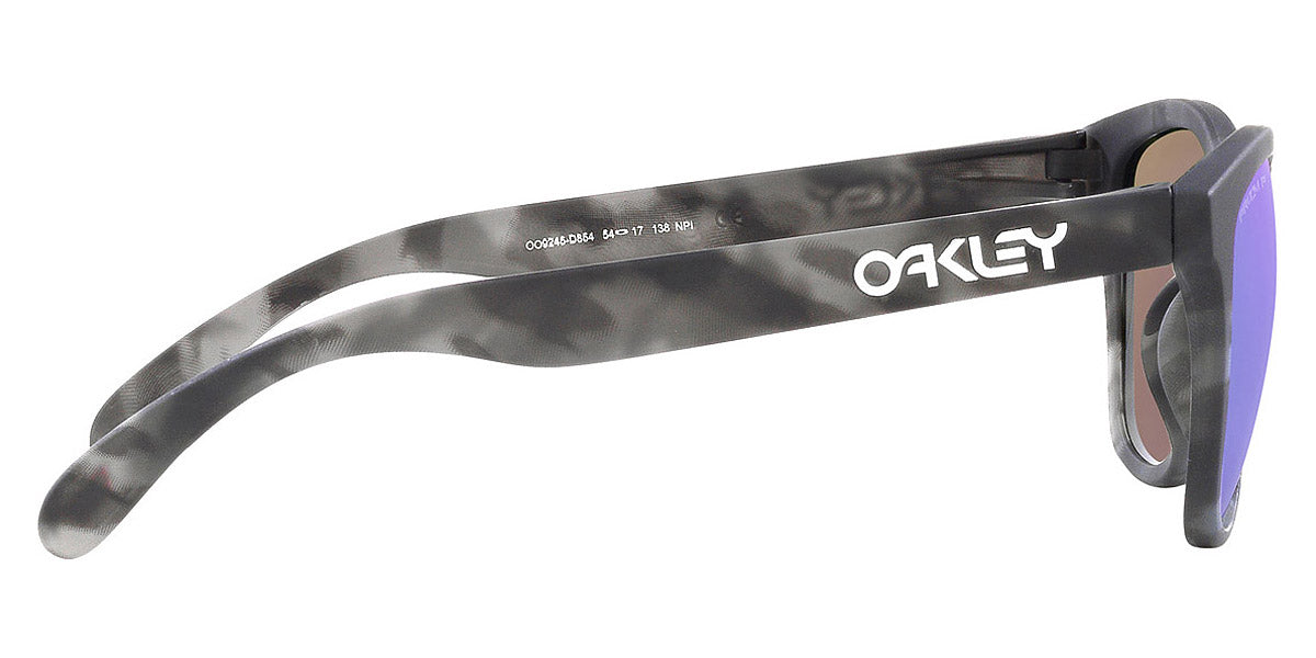 Oakley® OO9245 Frogskins (A) OO9245 9245D8 54 - Matte black tortoise/Prizm sapphire polarized Sunglasses