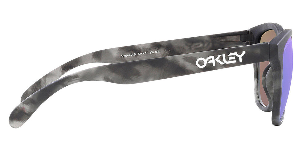 Oakley® OO9245 Frogskins (A) OO9245 9245D8 54 - Matte black tortoise/Prizm sapphire polarized Sunglasses