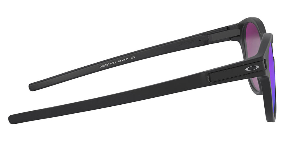 Oakley® OO9265 Latch OO9265 926555 53 - Matte black/Prizm violet Sunglasses