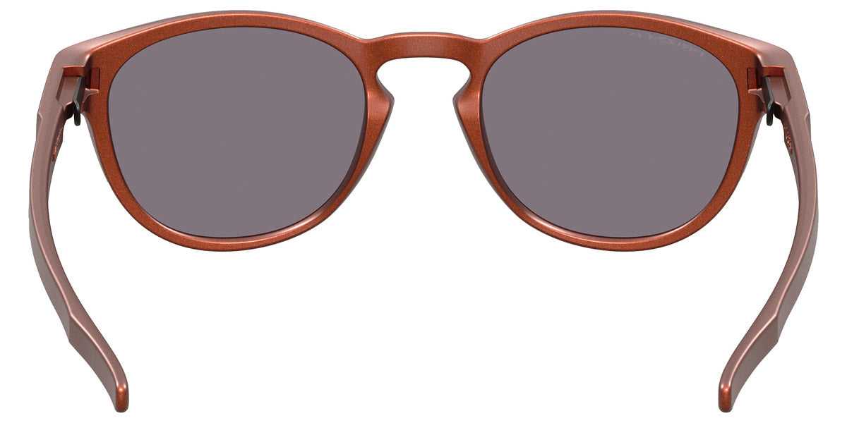 Oakley® OO9265 Latch OO9265 926573 53 - Fire Orange/Prizm Grey Polarized Sunglasses