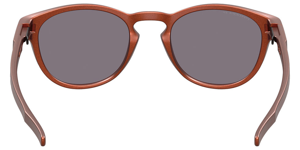 Oakley® OO9265 Latch OO9265 926573 53 - Fire Orange/Prizm Grey Polarized Sunglasses