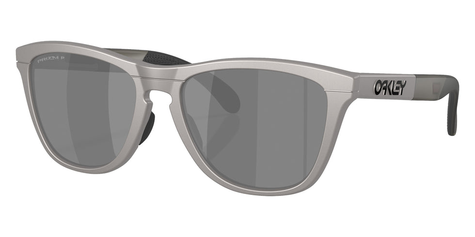 Oakley® OO9284 FROGSKINS RANGE OO9284 928423 55 Sunglasses - Titanium / Prizm Black Polarized Mirrored