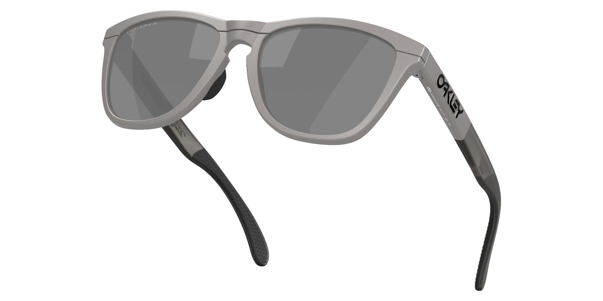 Oakley® OO9284 FROGSKINS RANGE OO9284 928423 55 Sunglasses - Titanium / Prizm Black Polarized Mirrored