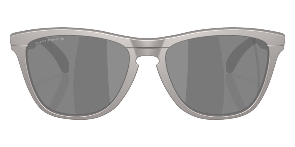 Oakley® OO9284 FROGSKINS RANGE OO9284 928423 55 Sunglasses - Titanium / Prizm Black Polarized Mirrored