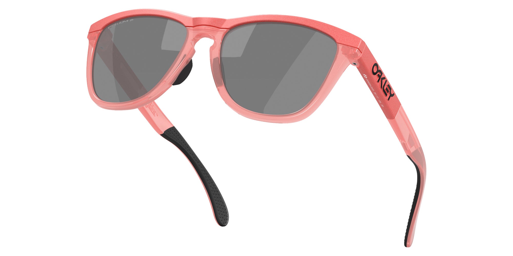 Oakley® OO9284 FROGSKINS RANGE OO9284 928424 55 Sunglasses - Muted Metallic Paloma / Prizm Black Polarized Mirrored 928424