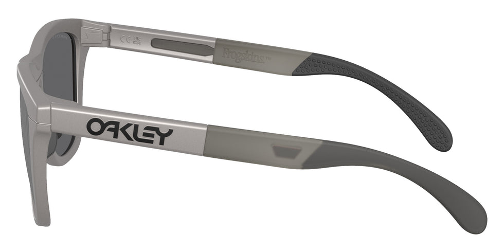 Oakley® OO9284A FROGSKINS RANGE A OO9284A 928415 55 Sunglasses - Titanium / Prizm Black Polarized Mirrored
