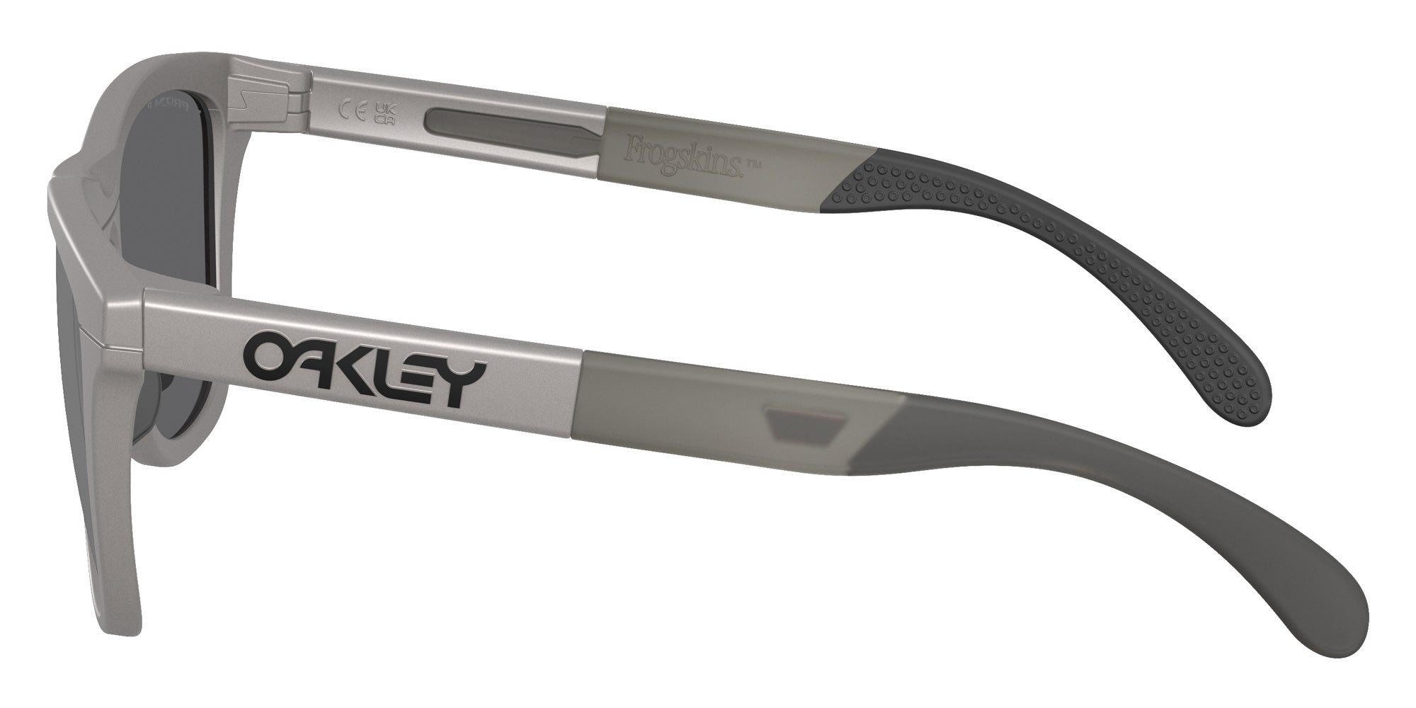 Oakley® OO9284A FROGSKINS RANGE A OO9284A 928415 55 Sunglasses - Titanium / Prizm Black Polarized Mirrored