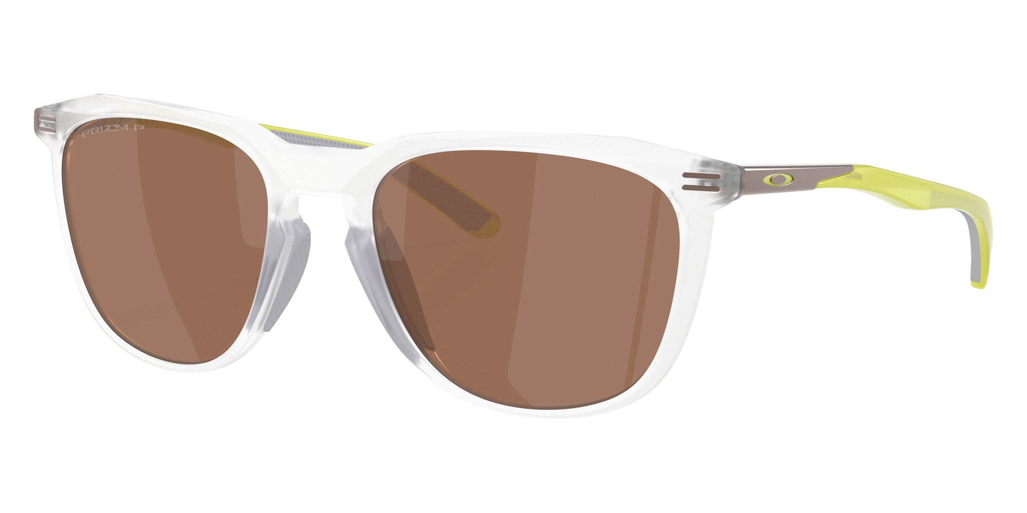Oakley® OO9286 THURSO OO9286 928615 54 Sunglasses - Matte Clear / Prizm Tungsten Polarized Mirrored 928615