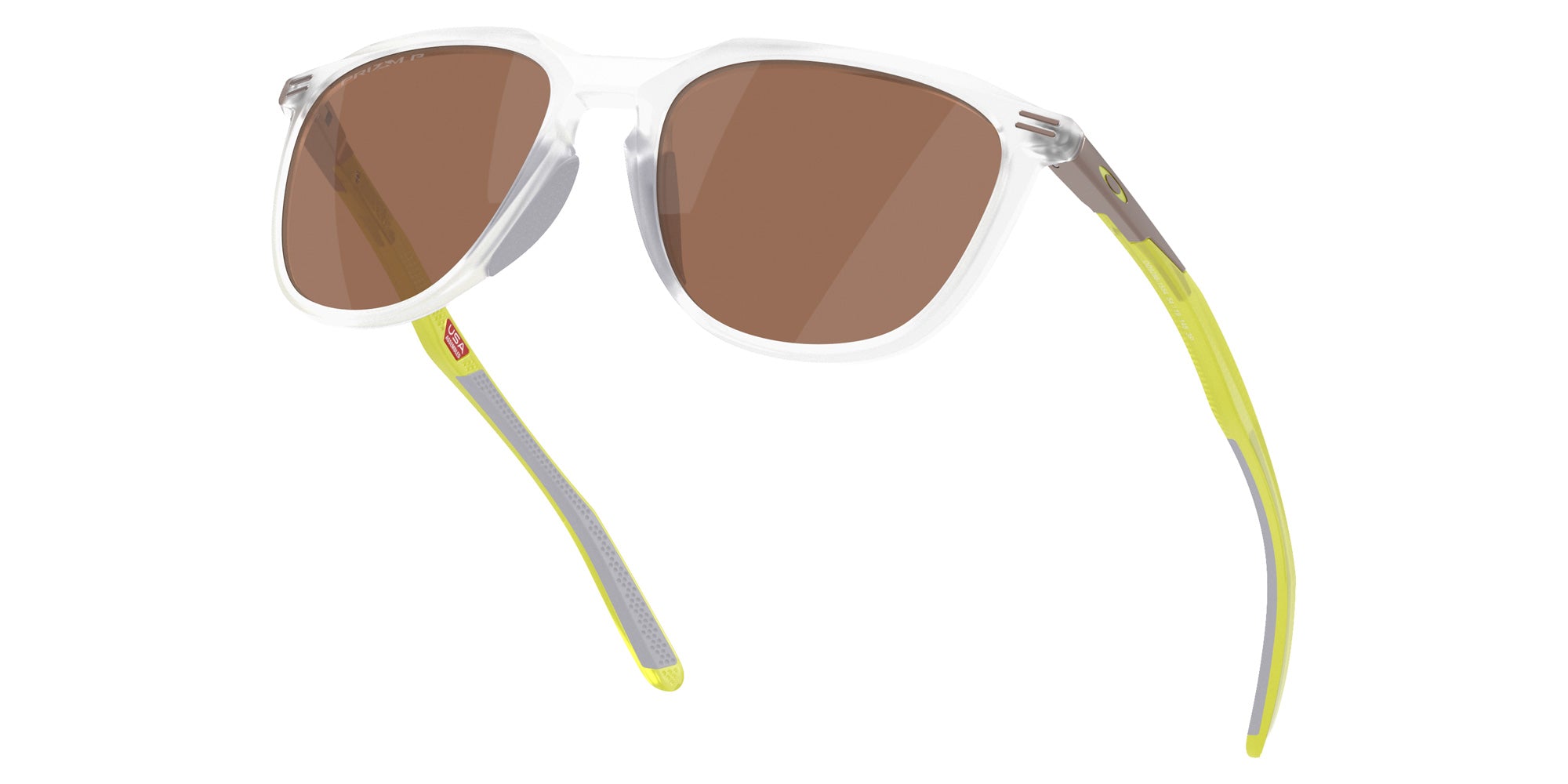 Oakley® OO9286 THURSO OO9286 928615 54 Sunglasses - Matte Clear / Prizm Tungsten Polarized Mirrored 928615