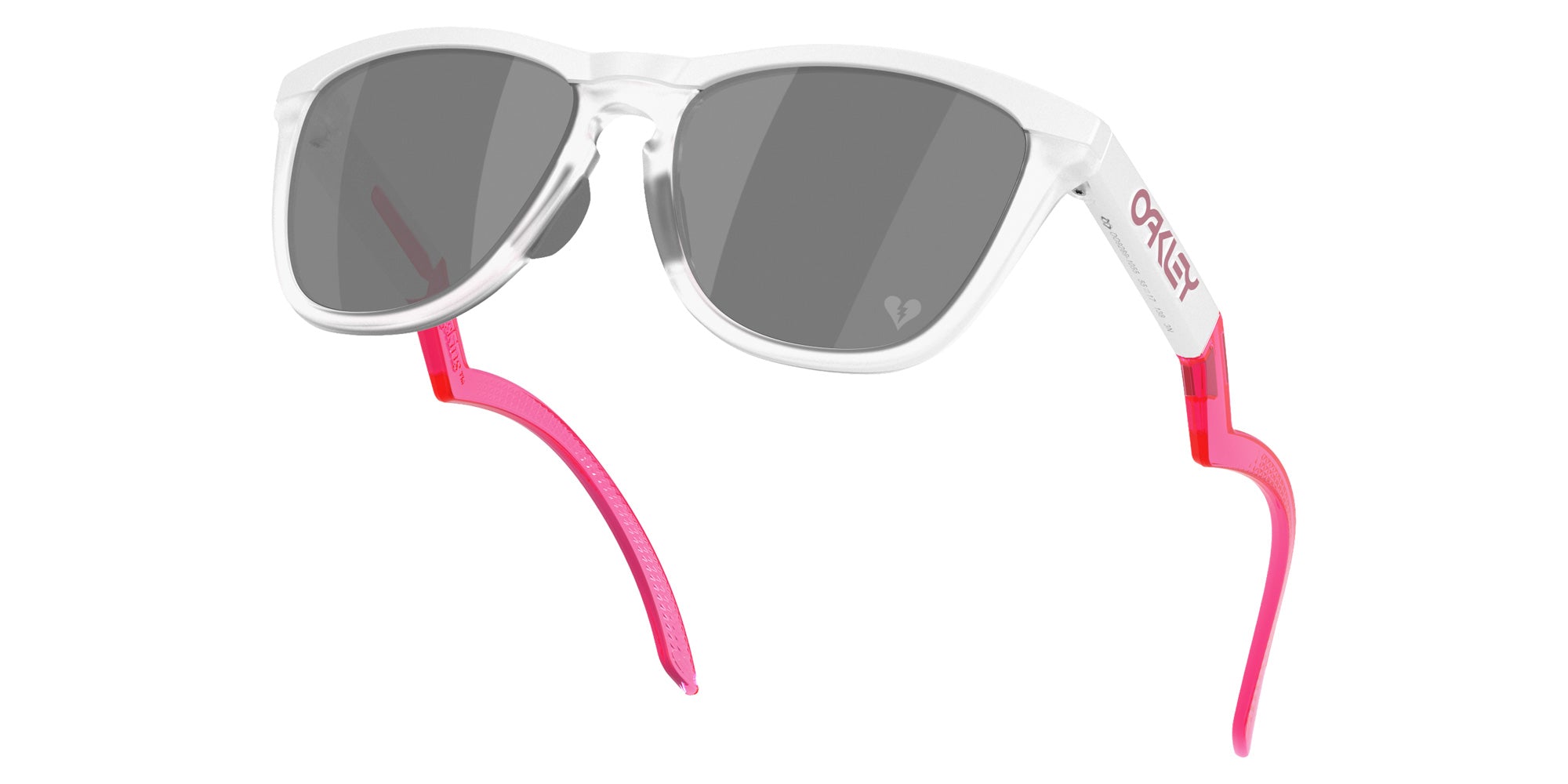 Oakley® OO9289 FROGSKINS HYBRID OO9289 928910 55 Sunglasses - Matte White / Prizm Black Mirrored