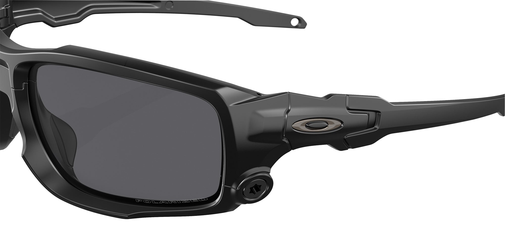 Oakley® OO9329 SI BALLISTIC SHOCKTUBE OO9329 932909 61 Sunglasses - Matte Black / Gray Polarized
