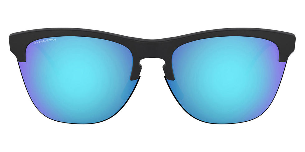 Oakley® OO9374 Frogskins Lite OO9374 937402 63 - Matte black/Prizm sapphire Sunglasses
