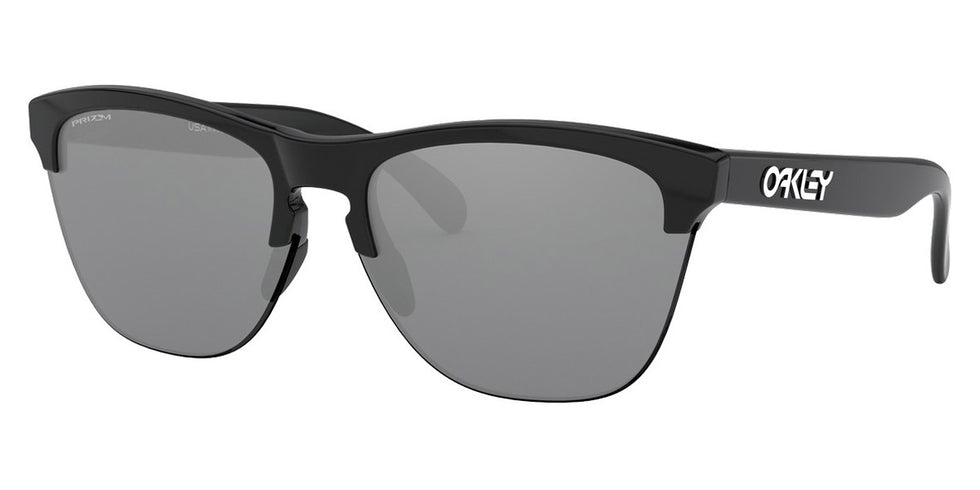 Oakley® OO9374 Frogskins Lite OO9374 937410 63 - Polished Black / Prizm Black 937410 Sunglasses