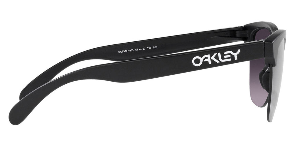 Oakley® OO9374 Frogskins Lite OO9374 937449 63 - Matte black/Prizm grey gradient Sunglasses