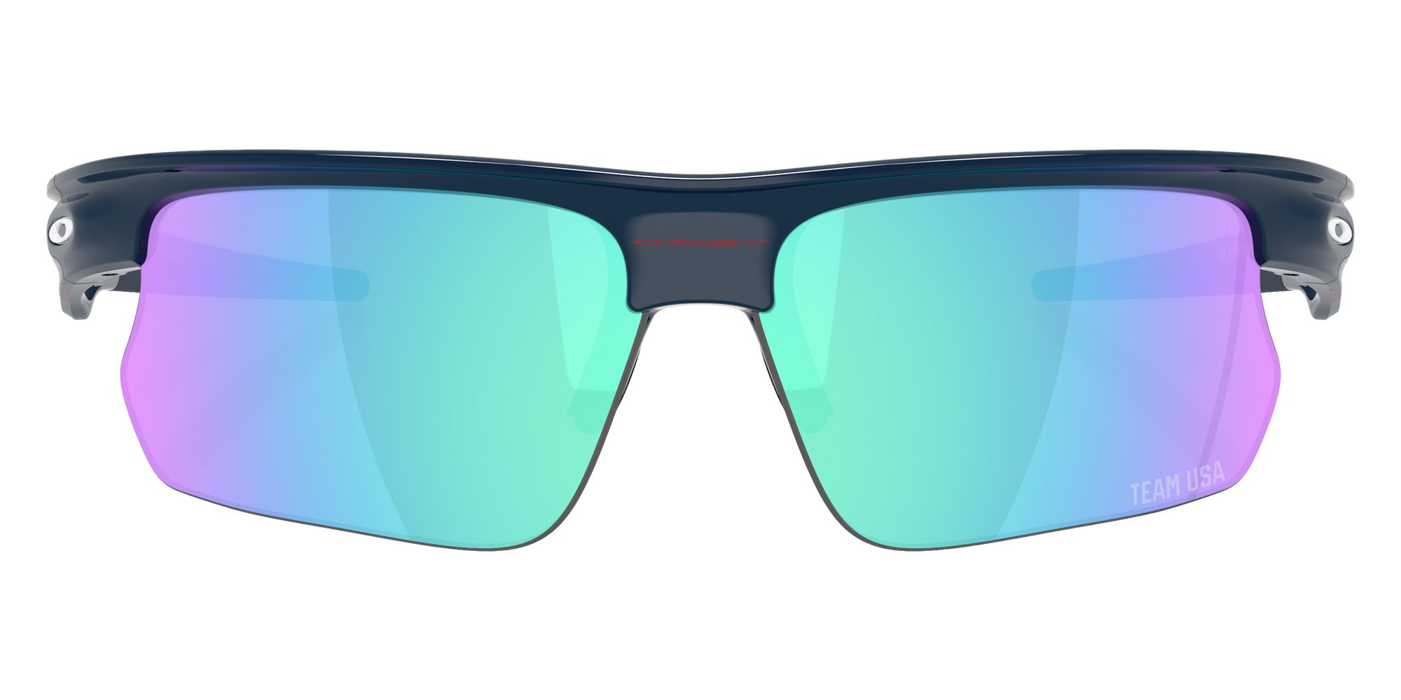 Oakley® OO9400 BISPHAERA OO9400 940028 68 Sunglasses - Team USA Abyss / Prizm Sapphire Mirrored 940028