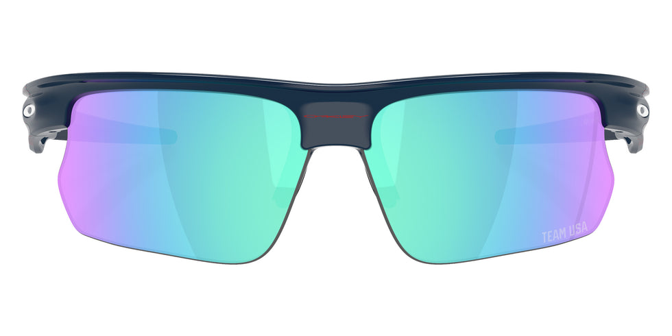 Oakley® OO9400 BISPHAERA OO9400 940028 68 Sunglasses - Team USA Abyss / Prizm Sapphire Mirrored 940028