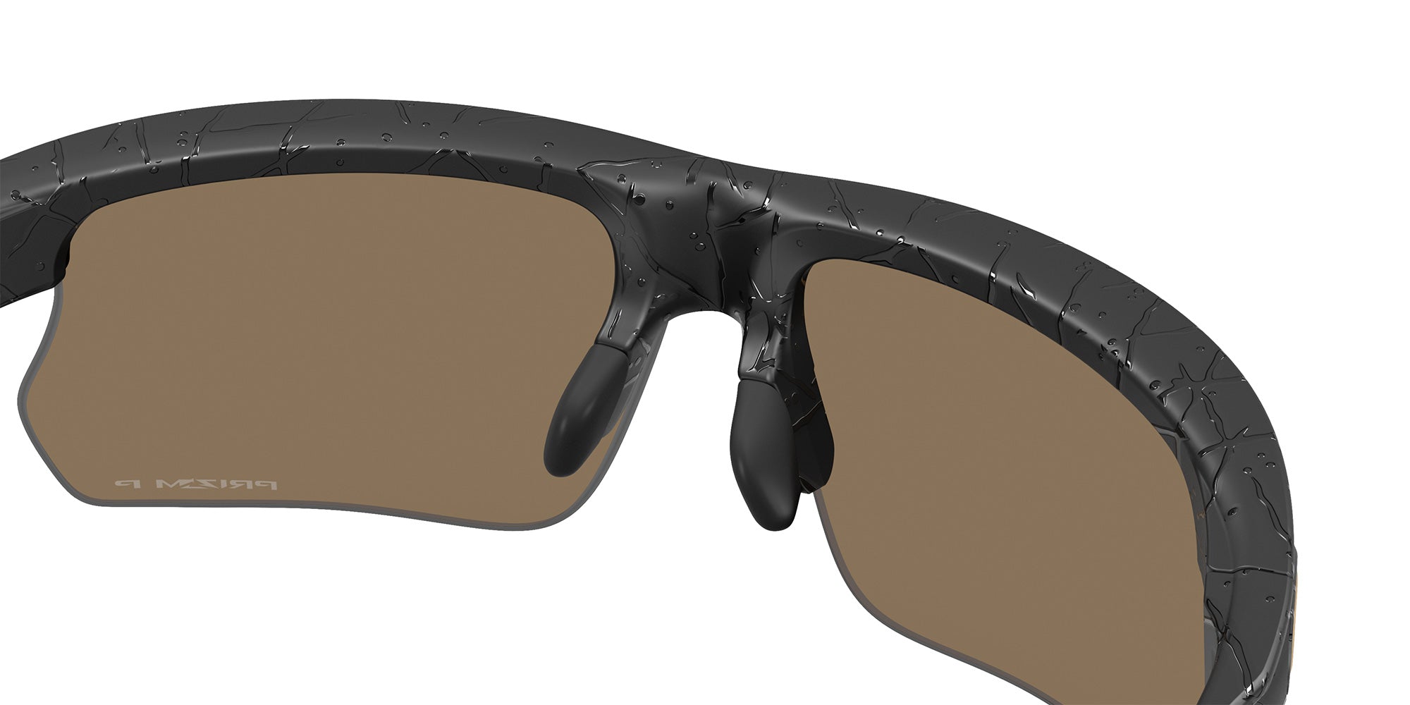 Oakley® OO9400 BISPHAERA OO9400 940030 68 Sunglasses - Matte Black Splatter / Prizm 24K Polarized Mirrored 940030