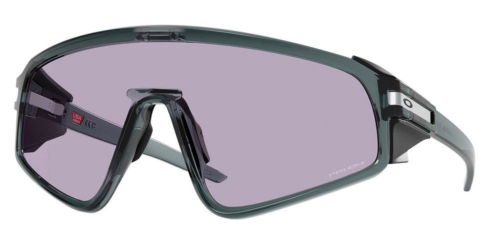 Oakley® OO9404 Latch panel OO9404 940413 35 - Crystal Black / Prizm Slate Sunglasses